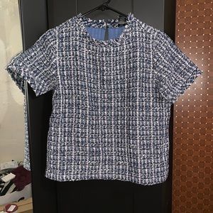 Ann Taylor Factory Tweed Top